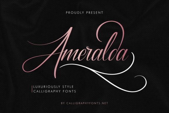 Ameralda: A Stylish Script Font for Editorial Elegance