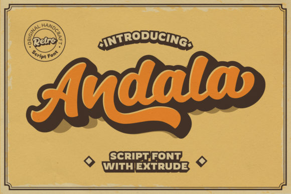 Andala: A Quirky Handwritten Font for Engaging Visuals