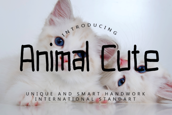 Animal Cute: A Charming Handwritten Font for Editorial Design