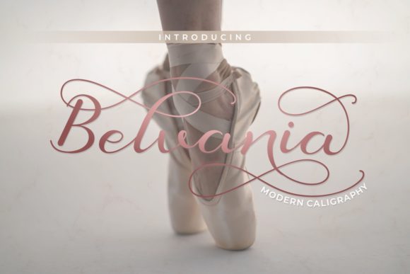 Belvania: A Romantic and Sweet Handwritten Font