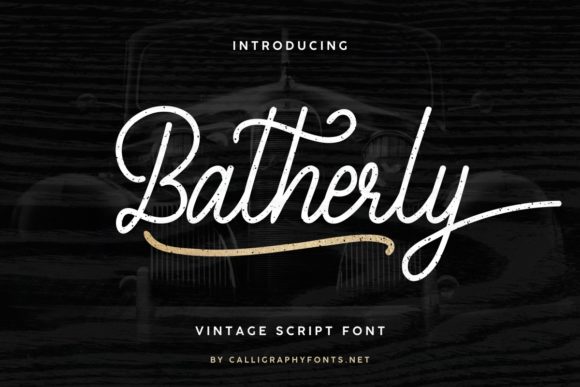 Discover the Charm of Batherly: A Perfect Font for Makers