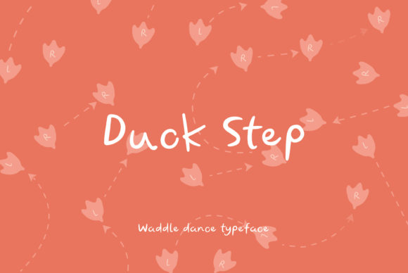 Discover the Charm of Duck Step: A Handwritten Font for Web Design