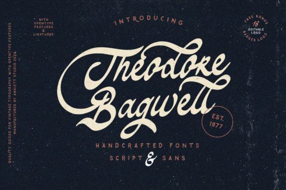 Elevate Your Brand with Theodore Bagwell Font
