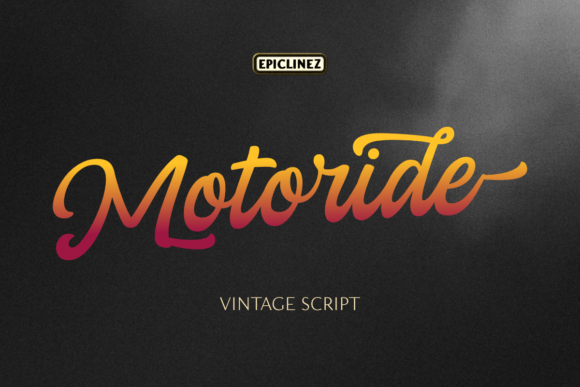 Enhance Your Brand with Motoride: A Timeless Handwritten Font