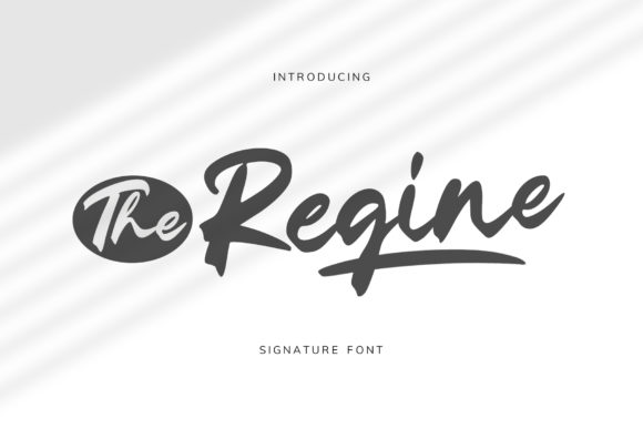Enhance Your Brand with The Regine Font