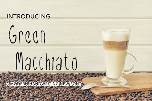 Green Macchiato: A Handwritten Font for Editorial Charm