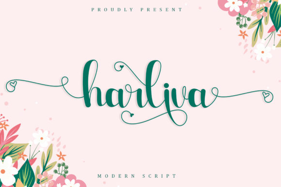 Harliva: A Charming Handwritten Font for Web Design