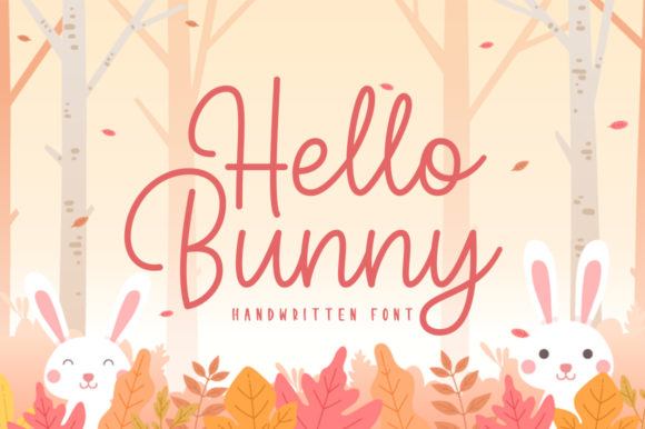 Hello Bunny: A Charming Handwritten Font for Editorial Design