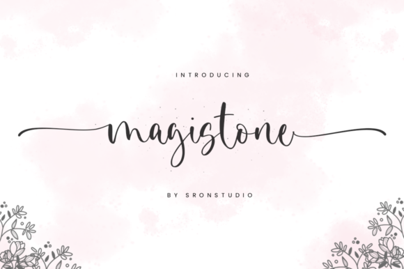 Magistone: A Calligraphy Font for Crafters and Creators