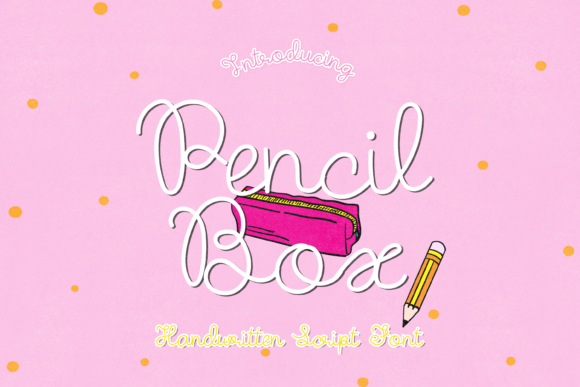 Pencil Box: A Quirky Script Font for Creative Web Design