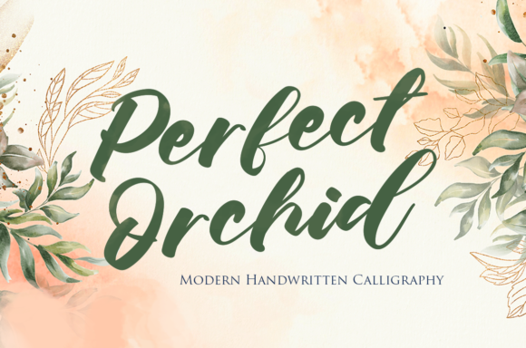 Perfect Orchid: A Handwritten Font for Modern Web Design
