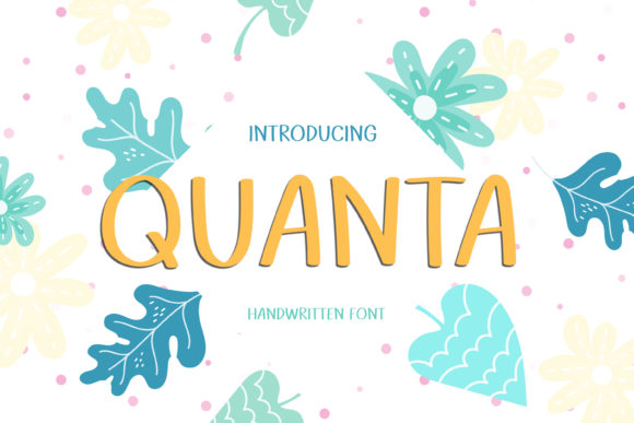 Quanta: A Charming Handwritten Font for Crafters