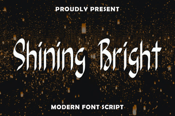 Shining Bright: A Charming Handwritten Font for Crafters