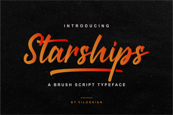 Starships: A Bold and Friendly Handwritten Font