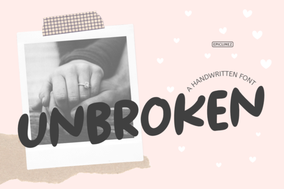 Unbroken: A Bold Handwritten Font for Creative Marketers