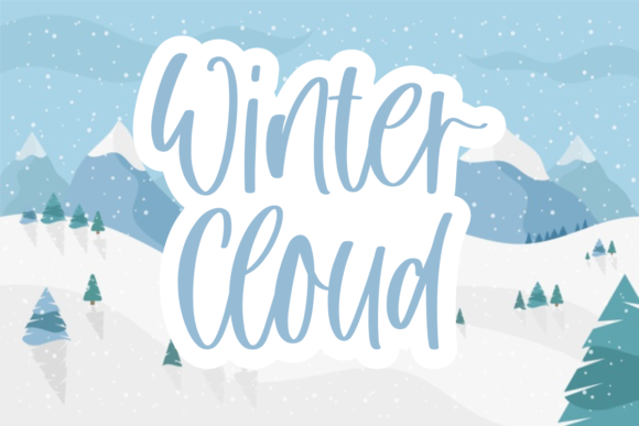 Winter Cloud: The Perfect Script Font for Engaging Campaigns